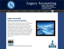 Tablet Screenshot of legacyacctg.com